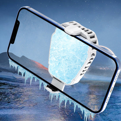K10 Phone Cooler Radiator Semiconductor Phone Turbine Cooling Fan for Playing Games and Watching Videos