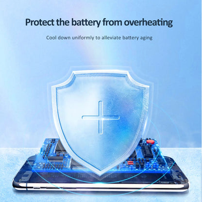 K4 Digital Display Cell Phone Coolers Portable Back Clip Mobile Phone Radiator with RGB Light for Games, Live Streaming