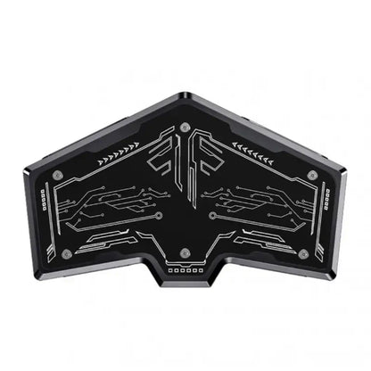 K8A Phone Cooler Digital Display Magnetic Smartphone Radiator Cooling Fan RGB Gaming Semiconductor Cooling Pad