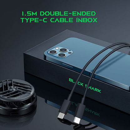 BLACK SHARK Magnetic Cooler Compatible with iPhone 12 / 13 / 14 Portable Phone Radiator Cooling Fan