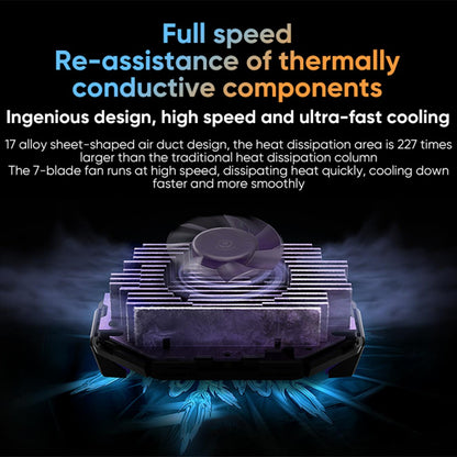 BLACK SHARK Fun Cooler 3 Pro Cell Phone Cooler 20W Power Fast Cooling Mobile Phone Radiator
