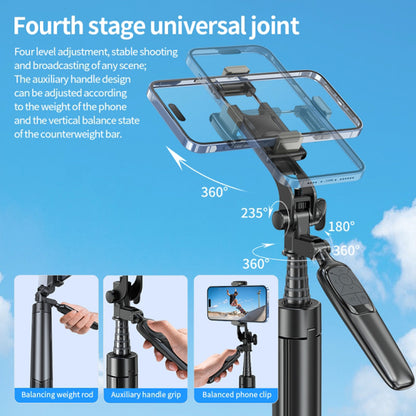 PIXEL ST2 1.6m Outdoor Folding Anti-Shake Selfie Stick Portable Cell Phone RC Gimbal Tripod Stand with Bluetooth Remote Control