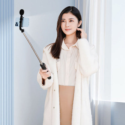 Z14pro Tripod Stand Phone Clip Holder LED Light Design 23-140CM Extendable Selfie Stick with Bluetooth Remote Control