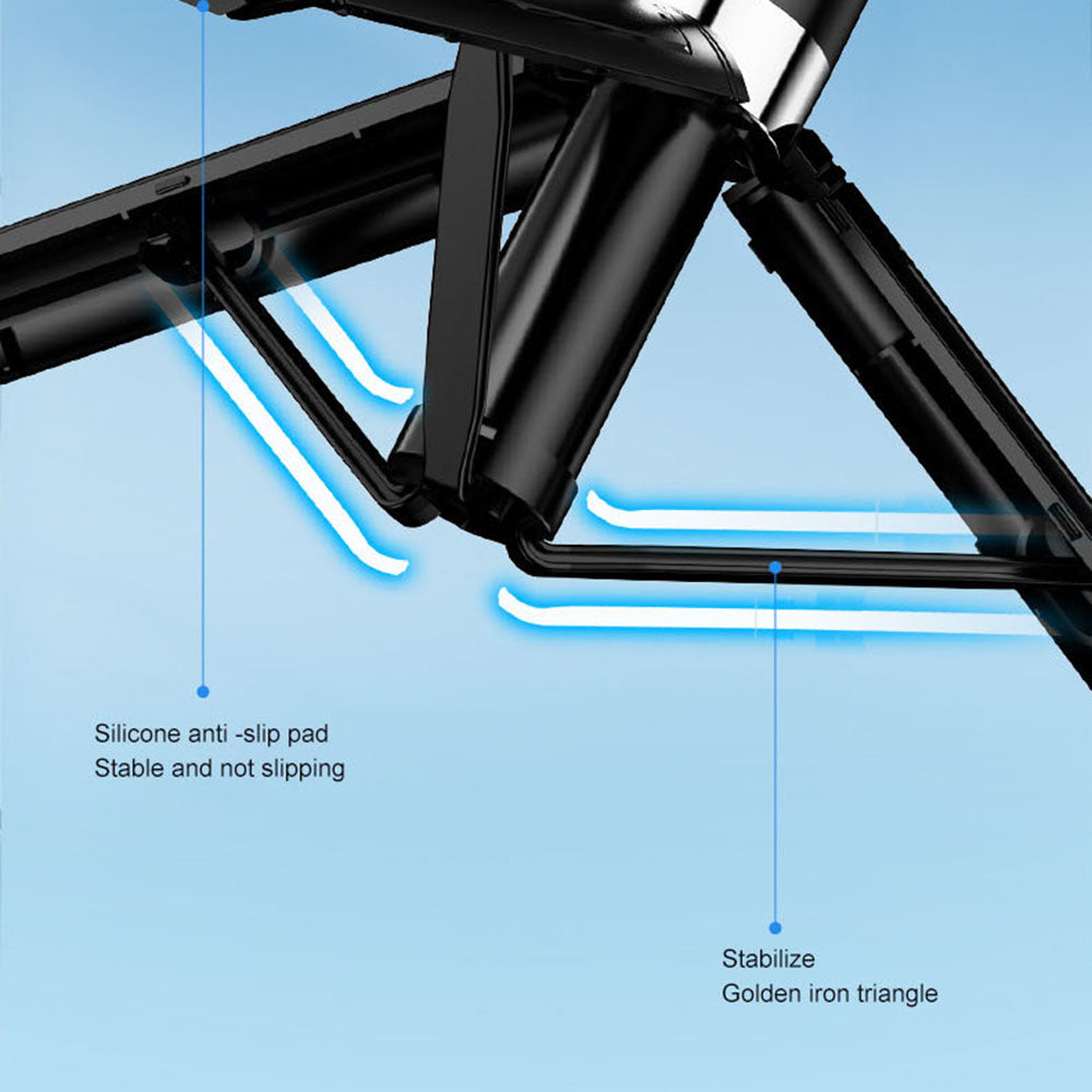 Z14pro Tripod Stand Phone Clip Holder LED Light Design 23-140CM Extendable Selfie Stick with Bluetooth Remote Control