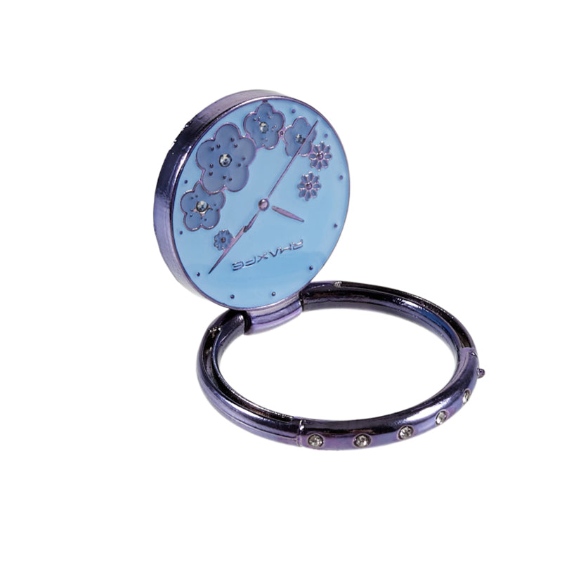 Flower Mobile Phone Ring Kickstand Electroplating Finger Ring Holder Cell Phone Stand Decorated with Rhinestone
