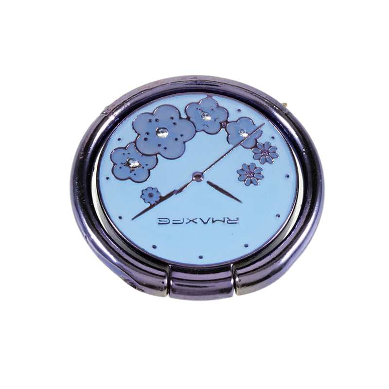 Flower Mobile Phone Ring Kickstand Electroplating Finger Ring Holder Cell Phone Stand Decorated with Rhinestone