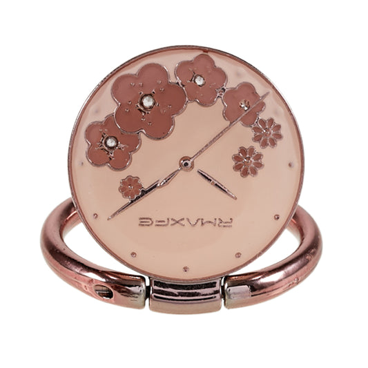 Flower Mobile Phone Ring Kickstand Electroplating Finger Ring Holder Cell Phone Stand Decorated with Rhinestone