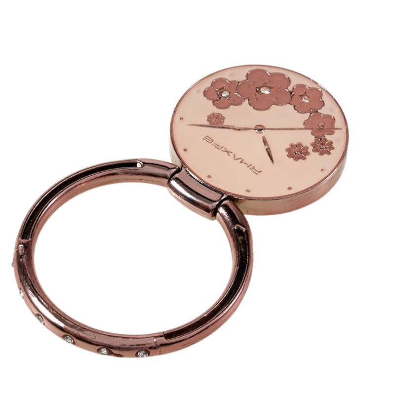 Flower Mobile Phone Ring Kickstand Electroplating Finger Ring Holder Cell Phone Stand Decorated with Rhinestone