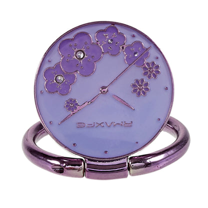 Flower Mobile Phone Ring Kickstand Electroplating Finger Ring Holder Cell Phone Stand Decorated with Rhinestone