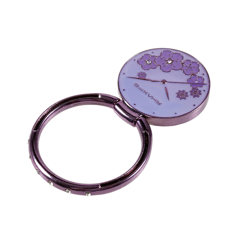 Flower Mobile Phone Ring Kickstand Electroplating Finger Ring Holder Cell Phone Stand Decorated with Rhinestone