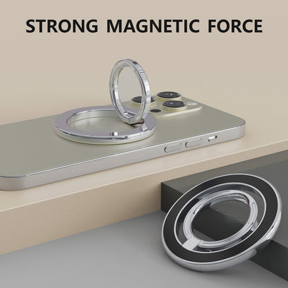 ZH-M02 Creative Cell Phone Ring Stand Magnetic Finger Ring Holder Adjustable Zinc Alloy Finger Grip