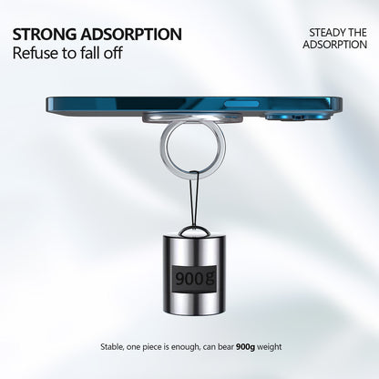ZH-M02 Creative Cell Phone Ring Stand Magnetic Finger Ring Holder Adjustable Zinc Alloy Finger Grip
