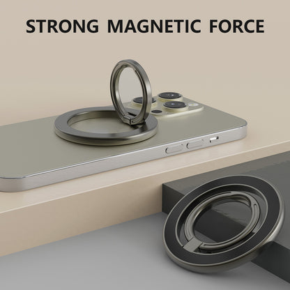 ZH-M02 Creative Cell Phone Ring Stand Magnetic Finger Ring Holder Adjustable Zinc Alloy Finger Grip