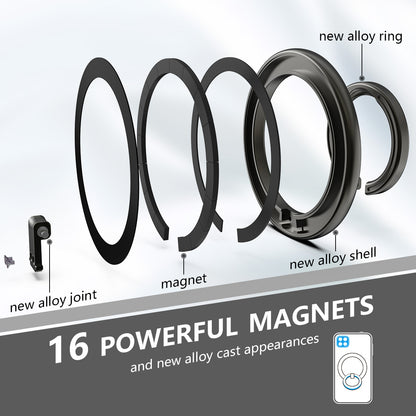 ZH-M02 Creative Cell Phone Ring Stand Magnetic Finger Ring Holder Adjustable Zinc Alloy Finger Grip
