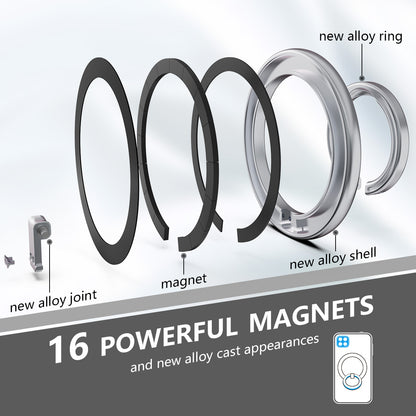 ZH-M02 Creative Cell Phone Ring Stand Magnetic Finger Ring Holder Adjustable Zinc Alloy Finger Grip