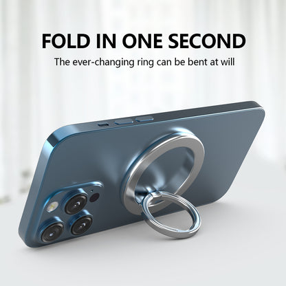 ZH-M02 Creative Cell Phone Ring Stand Magnetic Finger Ring Holder Adjustable Zinc Alloy Finger Grip
