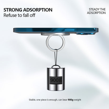 ZH-M02 Creative Cell Phone Ring Stand Magnetic Finger Ring Holder Adjustable Zinc Alloy Finger Grip