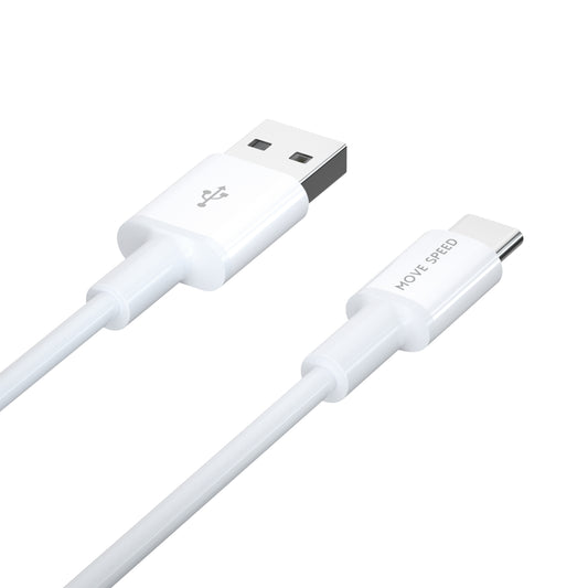 MOVE SPEED YSUCT03-C12W 6A USB to Type C Cable TPE 1.2m 66W Quick Charging Data Cord Cable