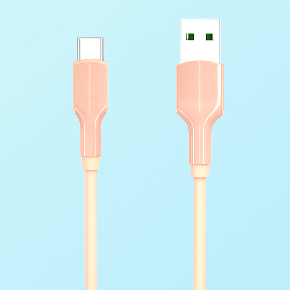 MOVE SPEED YSUCS01-C12P Liquid Silicone USB C Cable 1.2m 5A 22.5W / 40W Fast Charging Cord