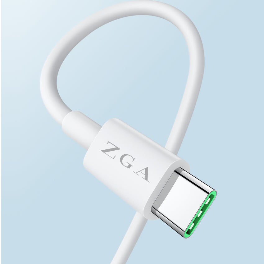 ZGA CB05 1m 5A USB to Type-C Data Cable Mobile Phone Fast Charging TPE Cord