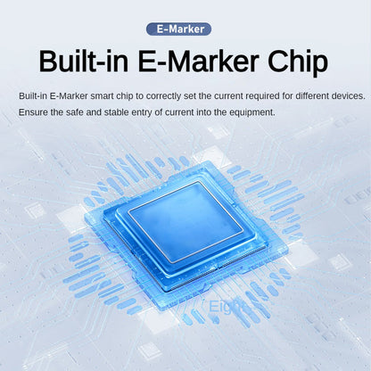 1.5m 8K / 60Hz USB4 40Gbps Type C Male to Male Braided Data Cable Support PD 240W Fast Charging