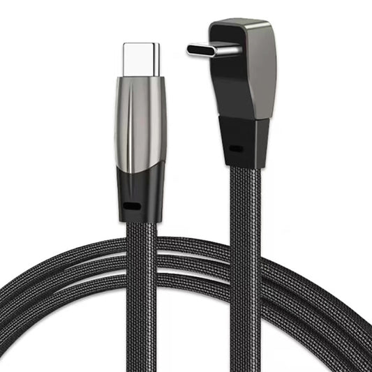 F244 1.2m For Tesla Model 3 / Y Elbow Type C to Type C PD 60W Fast Charging Data Cable