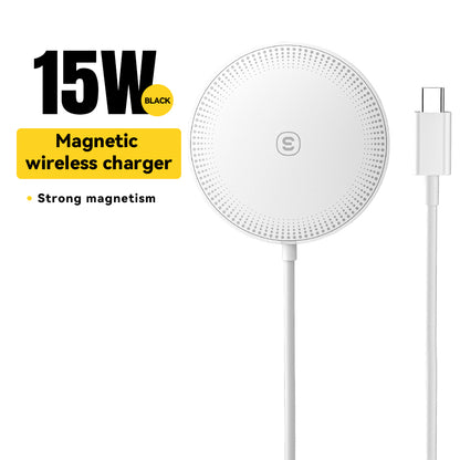 ESSAGER For iPhone 14 / 13 / 12 Series 15W ABS Magnetic Wireless Charger Phone Charging Pad