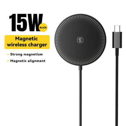ESSAGER For iPhone 14 / 13 / 12 Series 15W ABS Magnetic Wireless Charger Phone Charging Pad