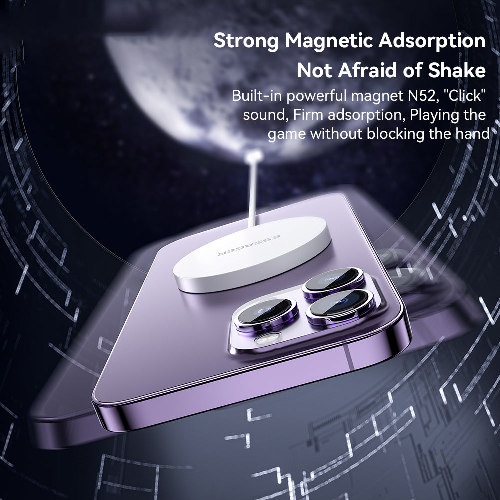 ESSAGER For iPhone 14 / 13 / 12 Series 15W ABS Magnetic Wireless Charger Phone Charging Pad