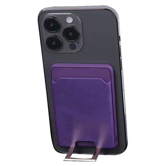 Magnetic Wireless Charger 4-in-1 15W Fast Wireless Charging Station with Kickstand / Card Holder (NO CE Certificated)