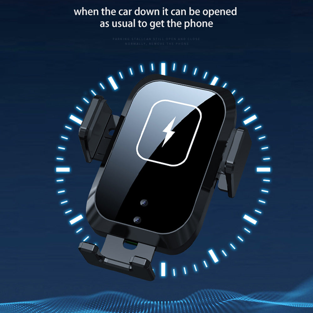 X11 Car Wireless Charger 15W Fast Charging Phone Mount Holder 3-Axis Car Charger with Air Outlet Holder (without Capacitor)