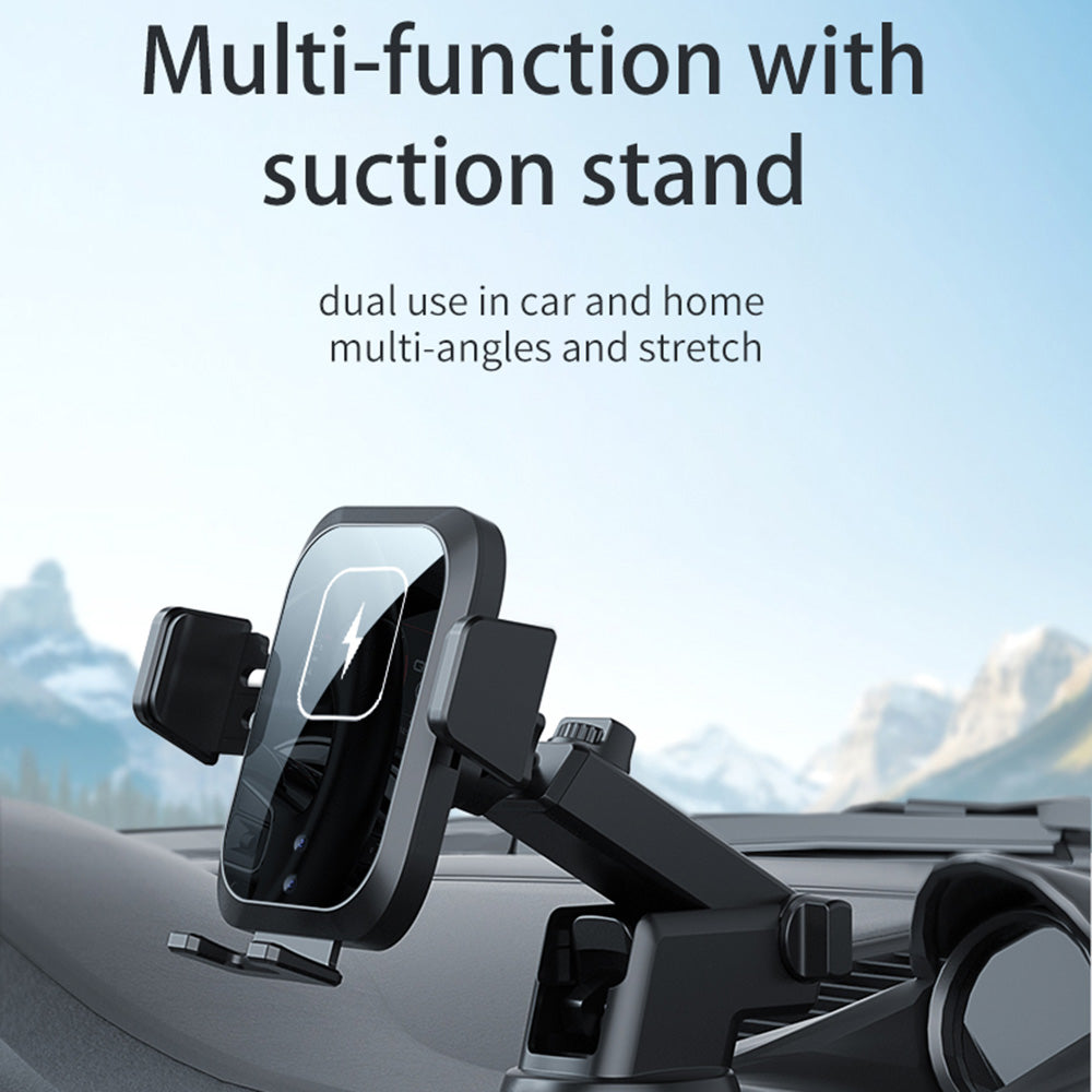 X11 Car Wireless Charger Phone Mount with Air Vent Holder, Cigarette Lighter Charger, 3-Axis 15W Car Charger (without Capacitor)