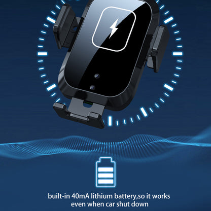 X11 Car Wireless Charger Phone Mount with Air Vent Holder, Cigarette Lighter Charger, 3-Axis 15W Car Charger (without Capacitor)