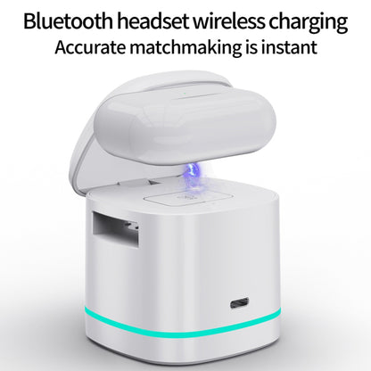 H32 15W 3-in-1 Magnetic Wireless Charger for Headset, Smart Watch Multi-Function Cell Phone Charging Stand