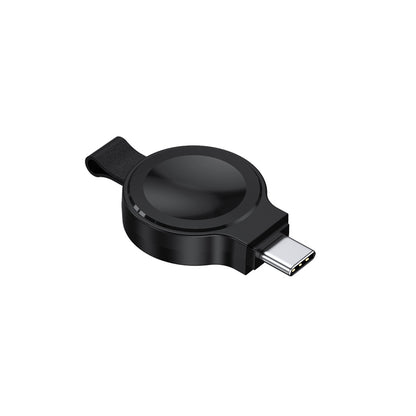 JJT-X52 For Apple Watch Series 1-8 Mini Magnetic Wireless Charging Pad Smartwatch Charger with USB-C Plug
