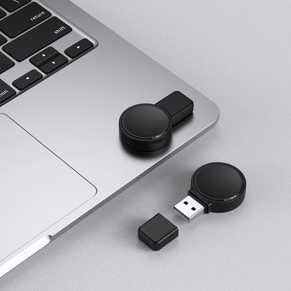 JJT-X53 For Apple Watch Series 1-8 Smartwatch Charger Mini Magnetic Wireless Charging Pad with USB Plug
