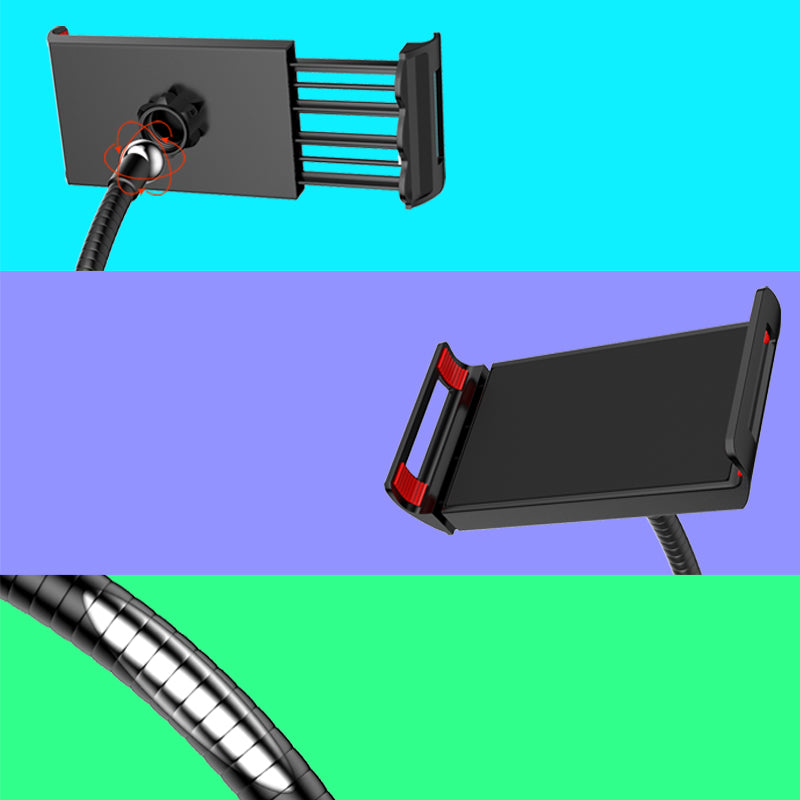 KAKUSIGA KSC-463 Jingtai Series Phone Tablet Holder 360-Degree Rotation Metal Iron ABS Desktop Stand