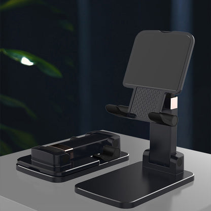 CCT14 Lifting Folding Phone Holder Portable Multi-Angle Adjustable Phone Stand for iPhone, Samsung, Huawei