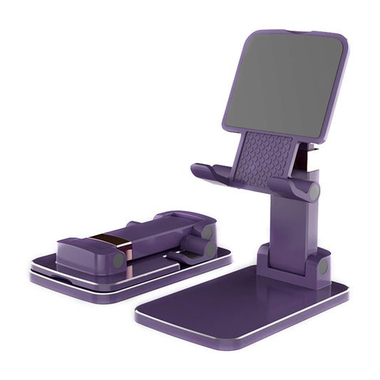 CCT14 Lifting Folding Phone Holder Portable Multi-Angle Adjustable Phone Stand for iPhone, Samsung, Huawei