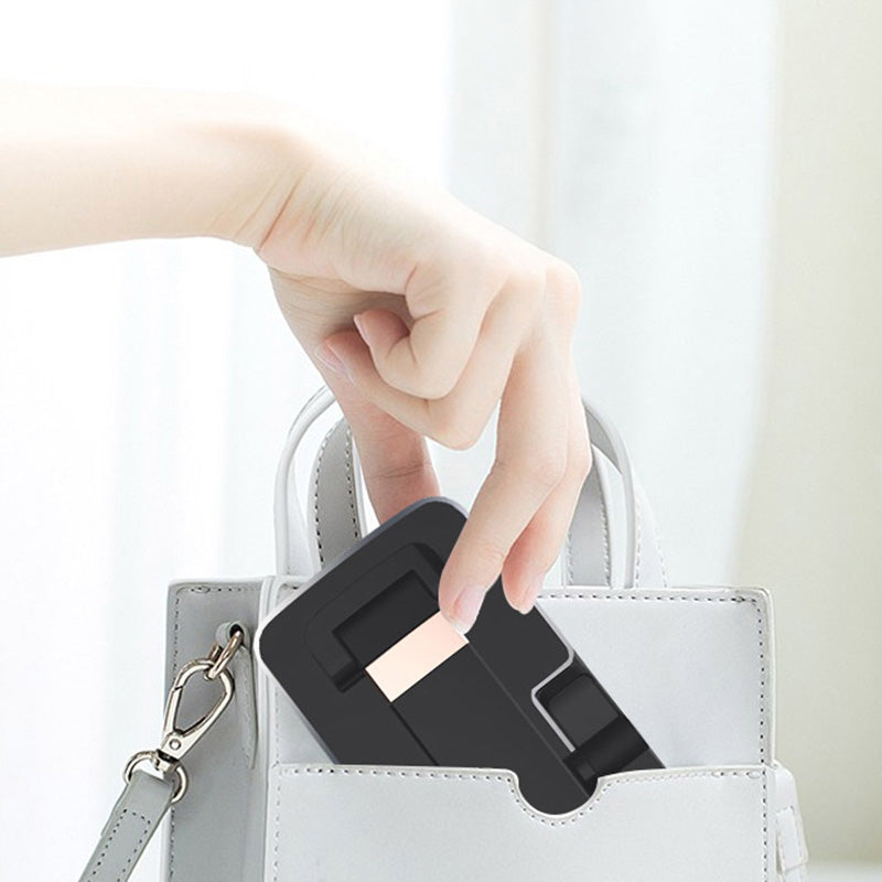 CCT14 Lifting Folding Phone Holder Portable Multi-Angle Adjustable Phone Stand for iPhone, Samsung, Huawei