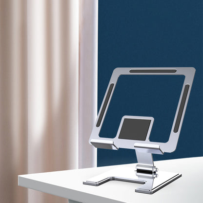 CCT17 Folding Desktop Mini PC Holder Portable Anti-Slip Metal Tablets Stand Support 1000g Loading Bearing