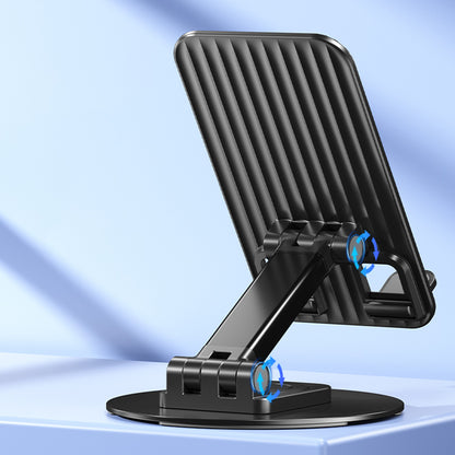 WEKOME S102 Desktop Rotary Phone Stand Aluminum Alloy Folding Mini Tablet Holder