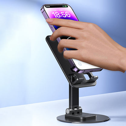WEKOME S102 Desktop Rotary Phone Stand Aluminum Alloy Folding Mini Tablet Holder
