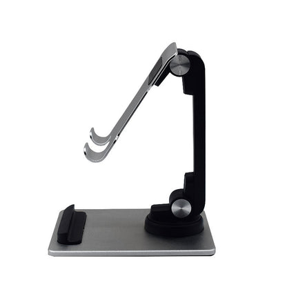 TM12 Mini Folding Phone Stand Aluminum Alloy Desktop Rotating Tablet Stand Adjustable Cell Phone Holder