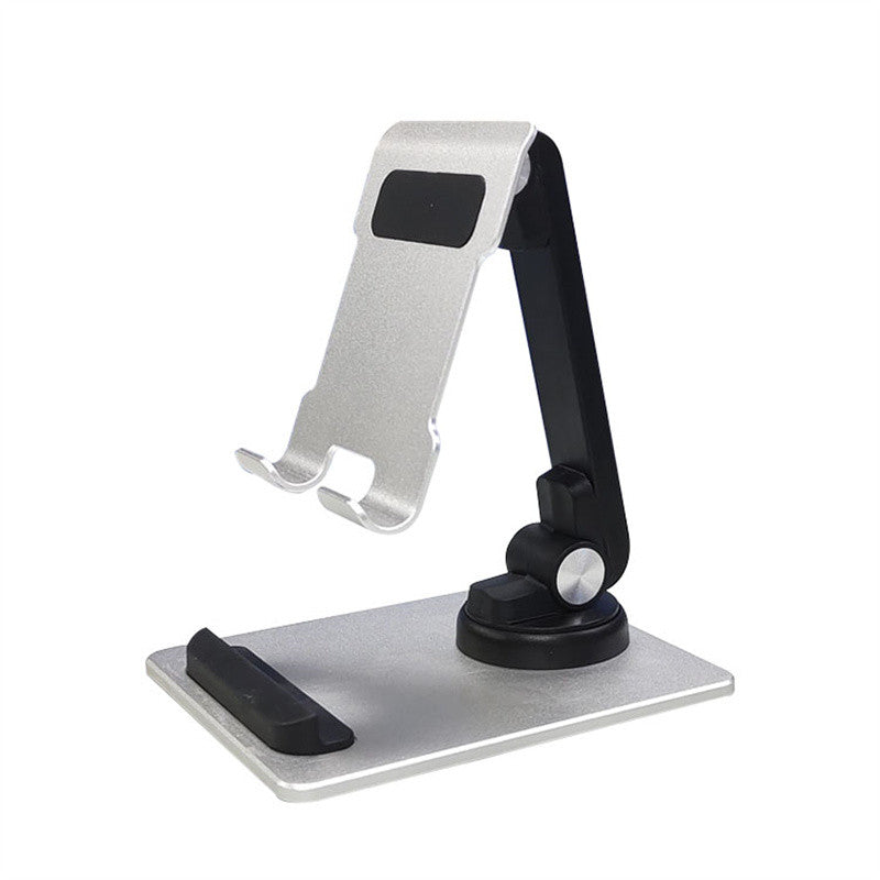 TM12 Mini Folding Phone Stand Aluminum Alloy Desktop Rotating Tablet Stand Adjustable Cell Phone Holder