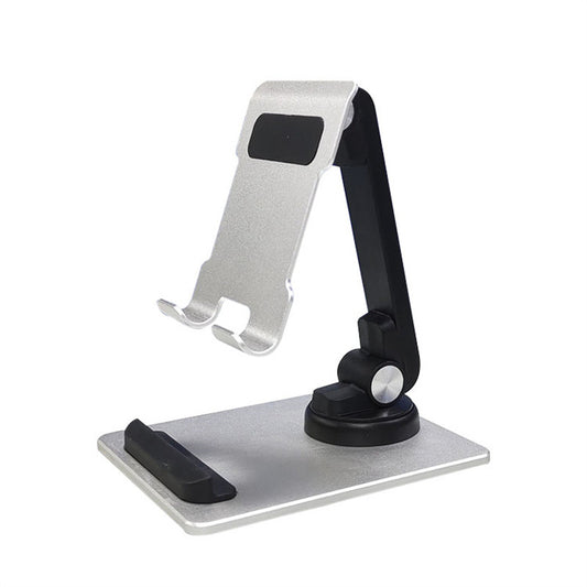 TM12 Mini Folding Phone Stand Aluminum Alloy Desktop Rotating Tablet Stand Adjustable Cell Phone Holder