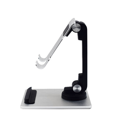 TM12 Mini Folding Phone Stand Aluminum Alloy Desktop Rotating Tablet Stand Adjustable Cell Phone Holder