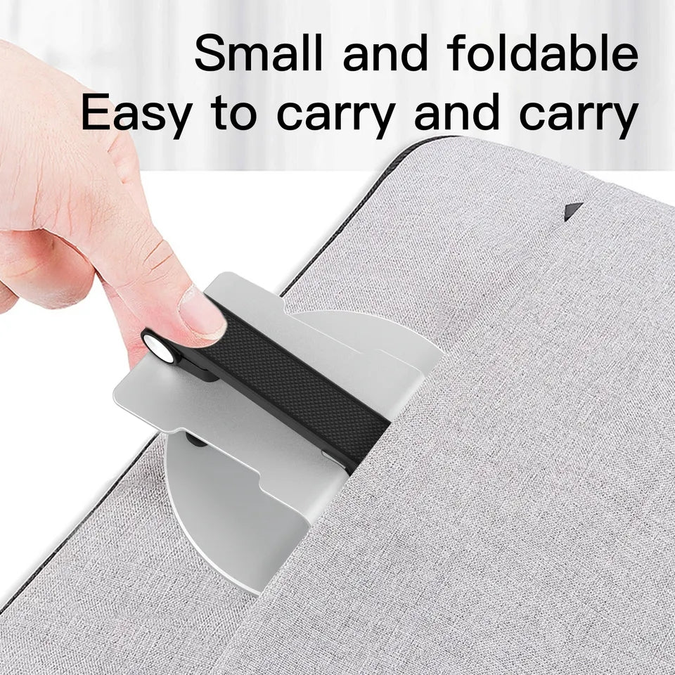 TM13 Round Base Folding Tablet Stand Aluminum Alloy Mini Rotating Phone Stand Adjustable Cell Phone Holder