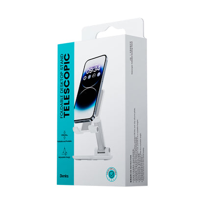 BENKS L51 Folding Desktop Phone Stand Portable Metal Adjustable Mini Cell Phone Holder