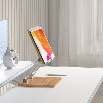 AP-2DP Wooden Reading Stand Folding Metal Book Tablet Holder Portable Desktop Drawing Stand for Kids